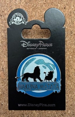 Disney Pin Simba Timon & Pumbaa Hakuna Matata Moon The Lion King 2016