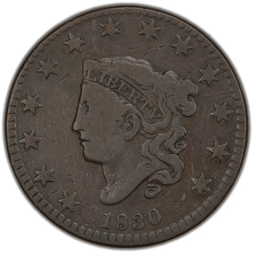Photo of a 1830-P Large Cent from an eBay listing that sold on Jul 22, 2026