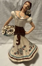 VTG Large Squire Ceramics California Pottery Figure 10” Signed & Numbered