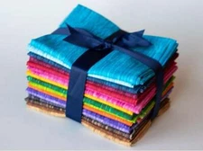 17 Kaleidoscope  fat quarter pack pre cut 100% cotton fabric quilt