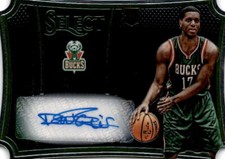 2014-15 Panini Select #96 Damien Inglis Die Cut Auto /99 Milwaukee Bucks