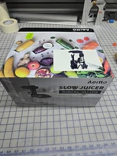 Aeitto SLOW JUICER, MODEL HSJ-1518, Gray a-x