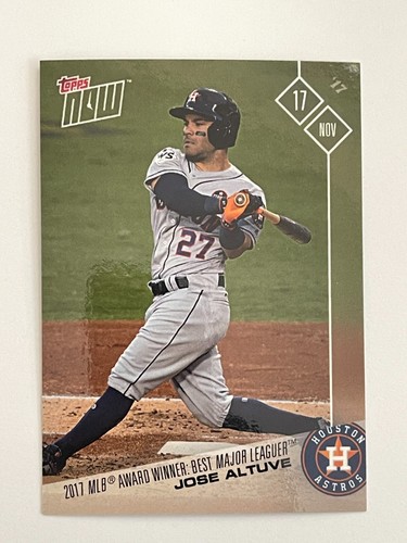 2017 Topps Now Offseason Astros Jose Altuve Award Winner /545 #OS-72 - 第 1/3 張圖片