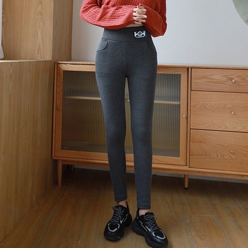 Damen-Winter-Leggings Dick Mit Fleece Gefüttert Thermisch Dehnbar Warm Weich 〒 - Bild 7 von 16