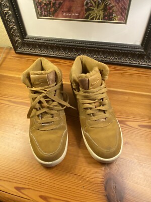 Nike Ebernon Womens Mid SE Wheat - AV2478-700 size 6.5 Shoes Sneakers