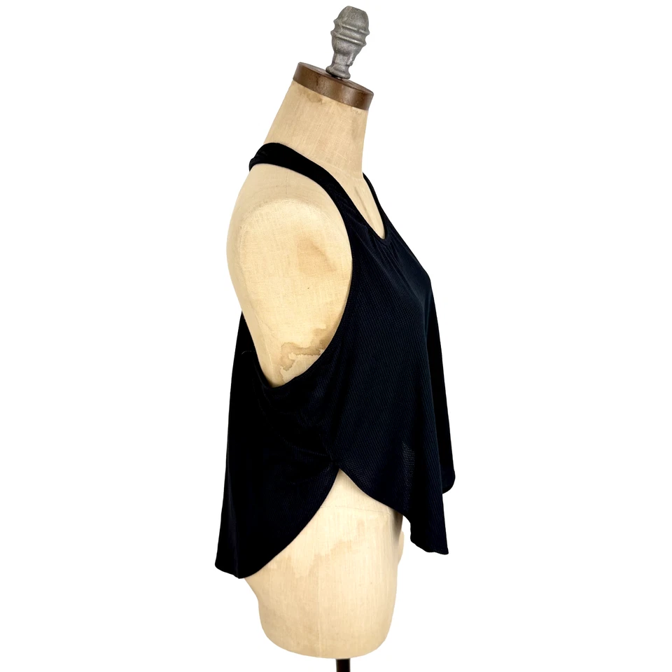 Camiseta sin mangas FABLETICS Cashel Logo M malla negra/sombra atletismo usada en excelente estado B76 Foto 2 de 4