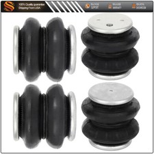 4x Air Suspension Strut Spring Bags Heavy Duty 2600 Lbs For 38 12 Npt Port