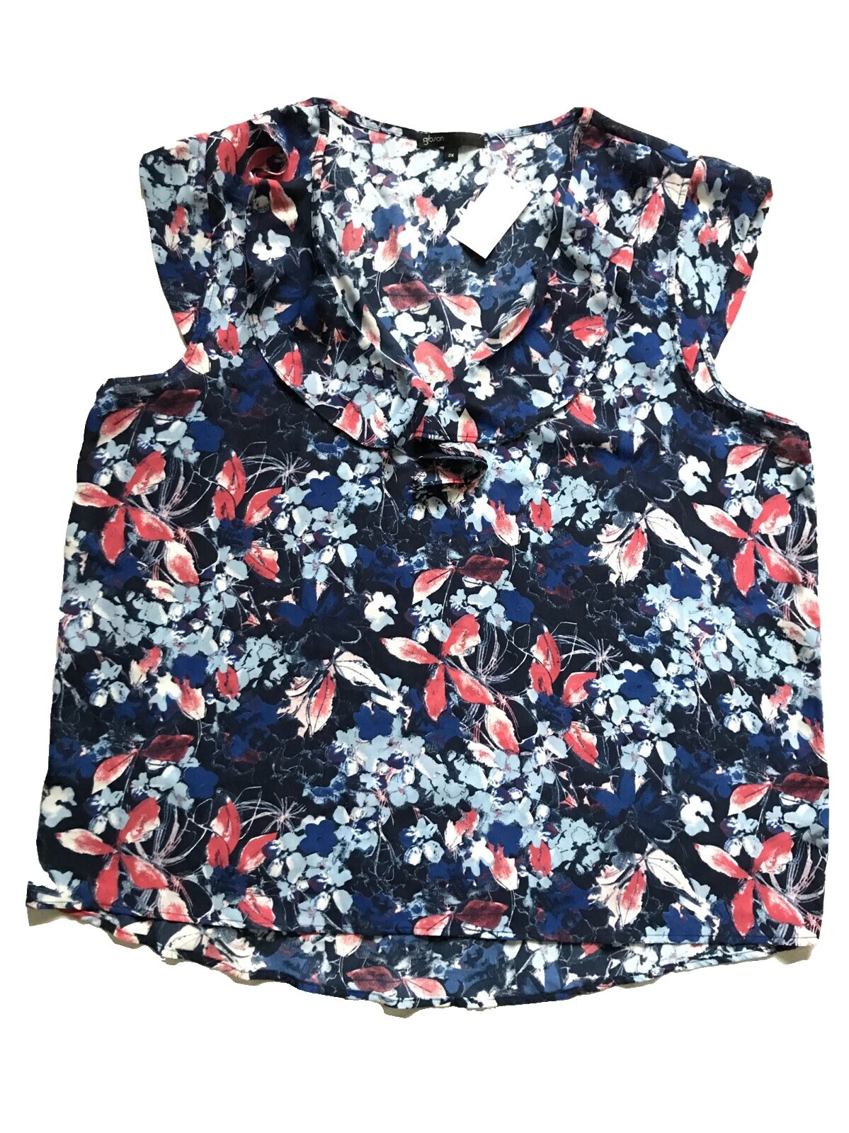 Gibson Floral Blouse Tops for Women