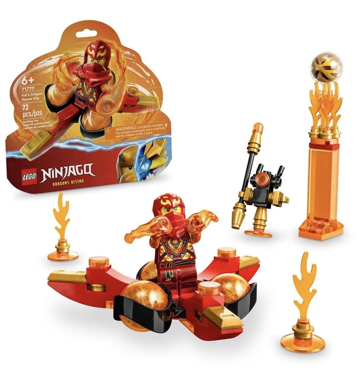 New • Sealed • LEGO • Ninjago • Kai's Dragon Power Spinjitzu