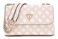 Guess Eco Erica Convertible Crossbody Flap UmhäNgetasche Tasche Sand Logo Neu