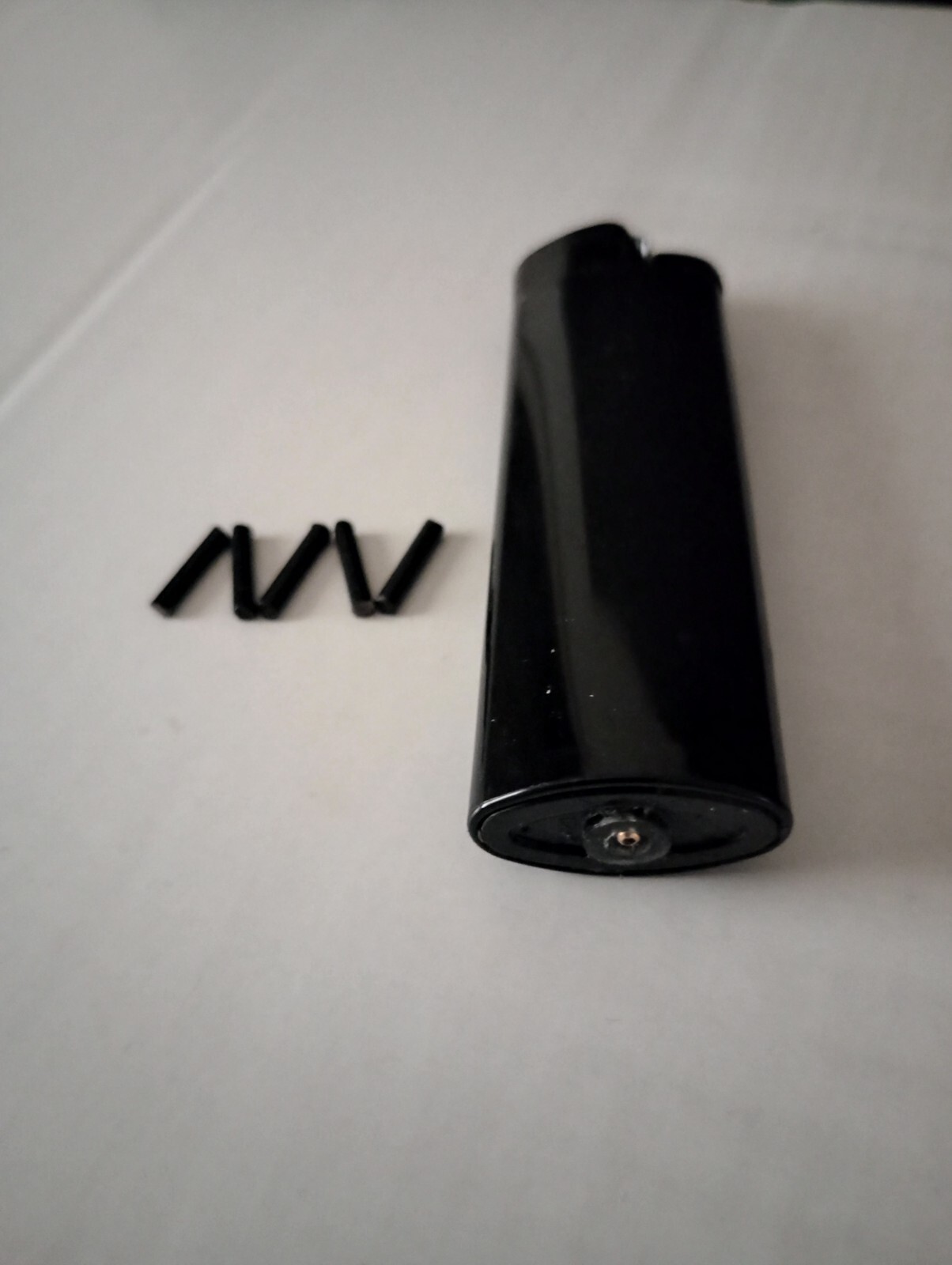 SPECIAL EDITION - ALL BLACK - Custom Handmade Refillable Bic Lighters - Black