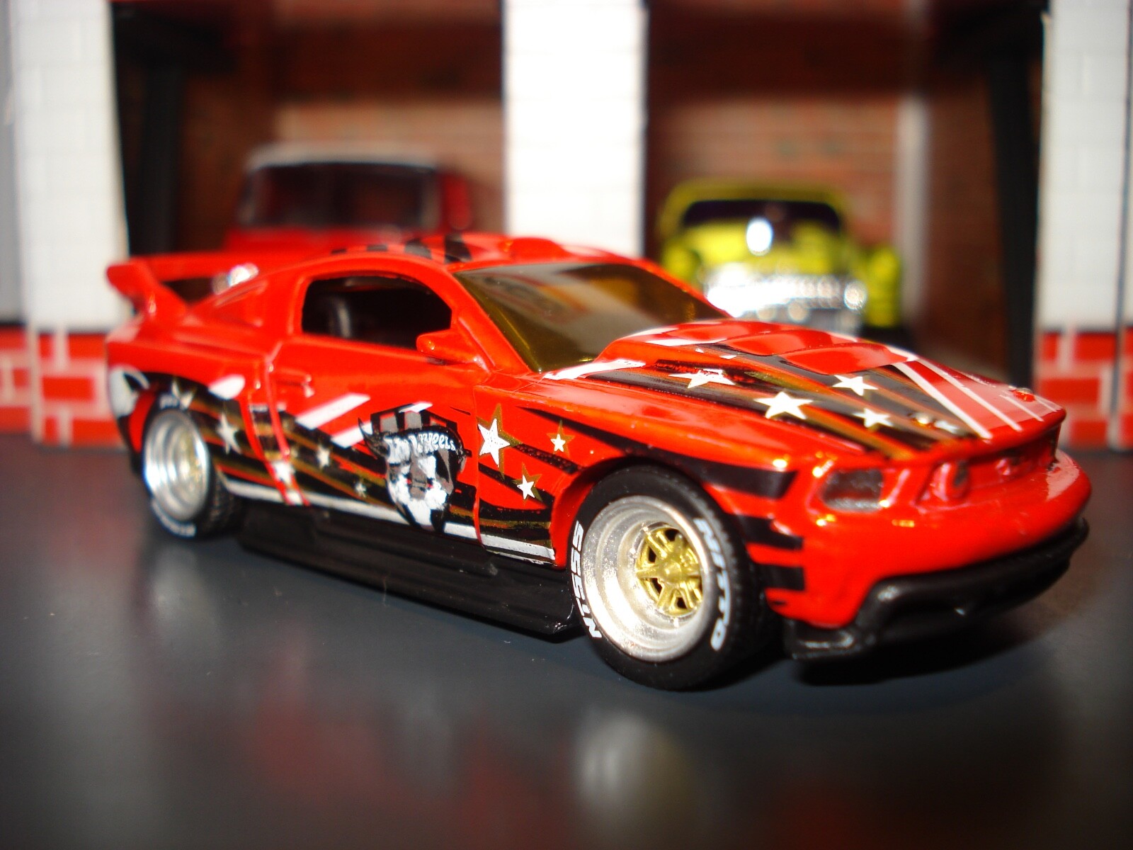 2012 MUSTANG GT COUPE CUSTOM EDITION 1/64 HW CUSTOM WHEELS NITTO TIRES MUSCLE!!-image