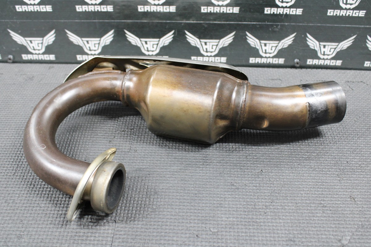 2017 KAWASAKI KX250F OEM EXHAUST PIPE CHAMBER HEADER SHIELD 18088