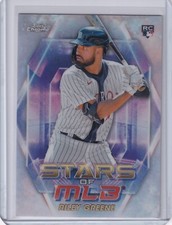 2023 Topps Chrome Series 1 Baseball Stars of the MLB #SMLBC-26 Riley Greene RC 