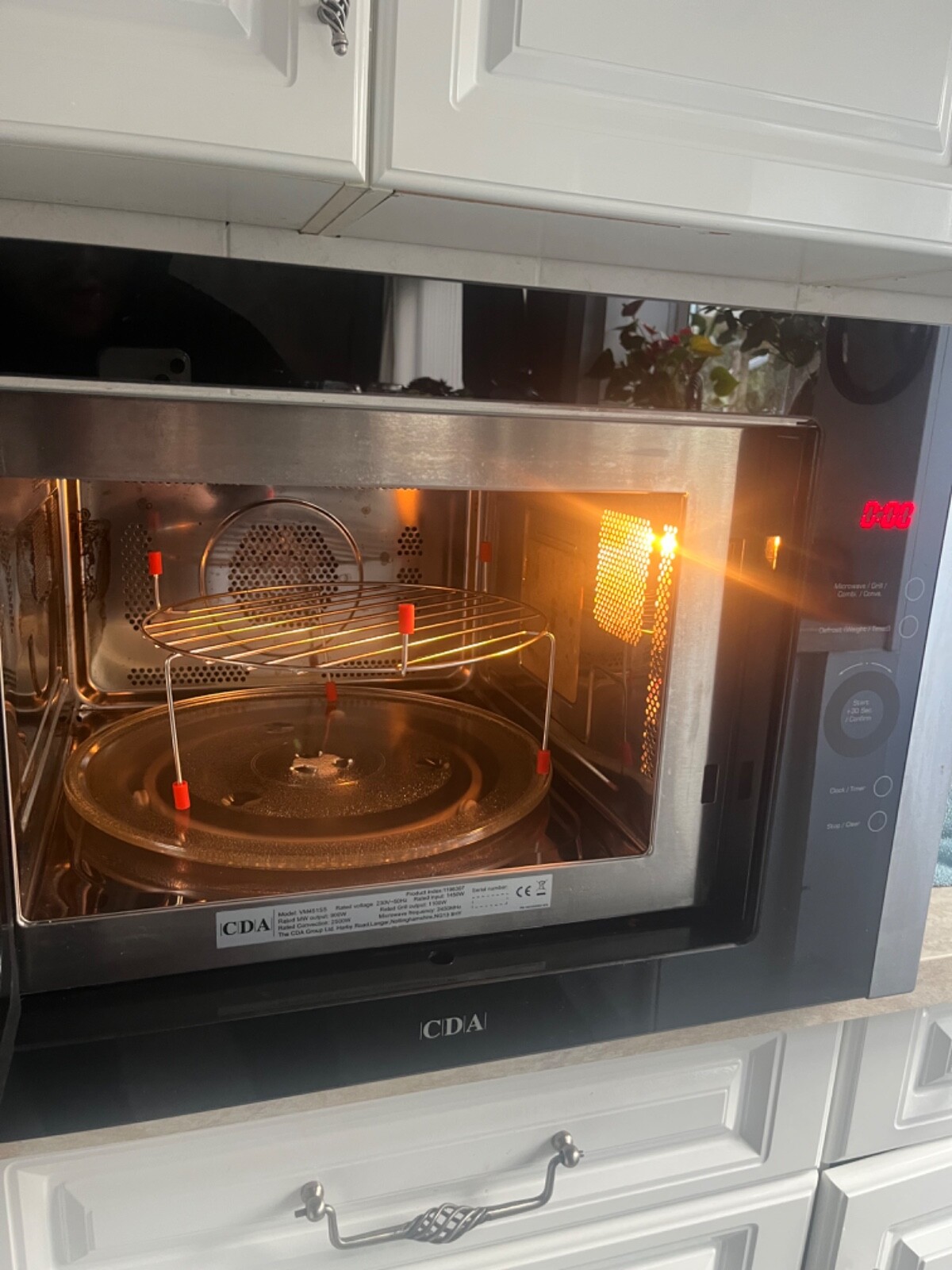 CDA VM452SS 25L Built in Microwave Grill and Convection Oven