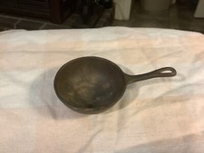 Toy Cast Iron Three Leg Skillet Salesman Sample Vintage 4.5  X 2.5  