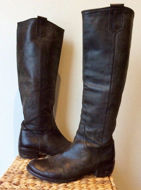 black knee high boots size 8