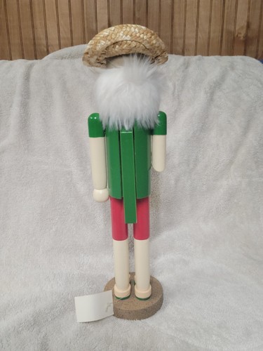 Hawaiian Themed 15" Holiday Nutcracker - Picture 3 of 11