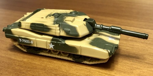 MAISTO 1:64 Green Beige w/ White Star Military Army Camo Tank Diecast T-7521-6 - Picture 6 of 13