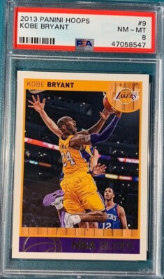 2013 Panini Hoops Basketball #9 Kobe Bryant PSA 8 | eBay