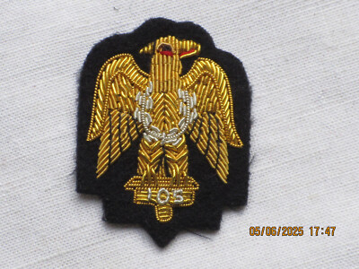 No. 1 Dress  The Blues & Royals Armbadge ,Eagle,37x50mm, NSN: 122-3456, #1