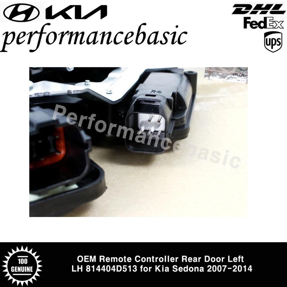 Mando a distancia puerta trasera izquierda LH 814404D513 OEM para Kia Sedona 2007-2014 Foto 4 de 4