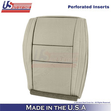 2011-2022 For Dodge Durango Leather Perf. Driver Bottom Cover Light Frost Beige 2011-2022 For Dodge Durango Leather Perf. Driver Bottom Cover Light Frost Beige