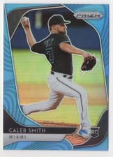 2020 Panini Prizm Carolina Blue Caleb Smith RC Miami Marlins #236