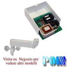 SCHEDA CENTRALINA X 2 MOTORI TENDE DA SOLE E TAPPARELLE + SENSORE VENTO E SOLE 