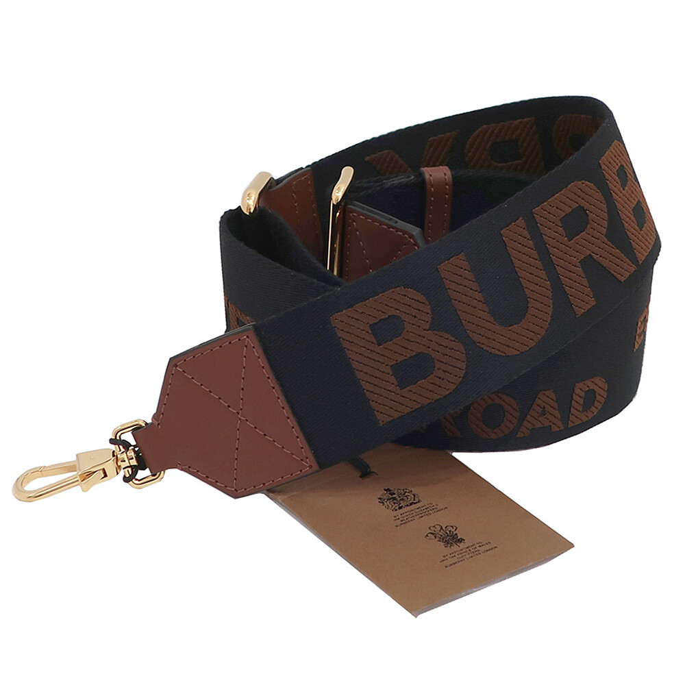 Burberry Horse Ferry Motif Webbing Bag Strap 8066514 Nylon Leather Accessories