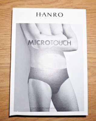 HANRO MICRO TOUCH MENS BRIEF  NAVY 3106 SZ.XXL NEW