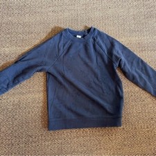 Janie and Jack Boys navy blue Anchor printed sweatshirt. Size 6