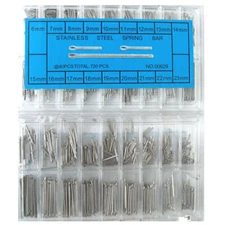 360pcs Watch Band Split Pins Watch Bracelet Strap Link Pins Cotter Bar Tools