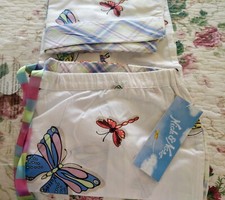 Nick and Nora VTG NWT Color Butterfly capri pants