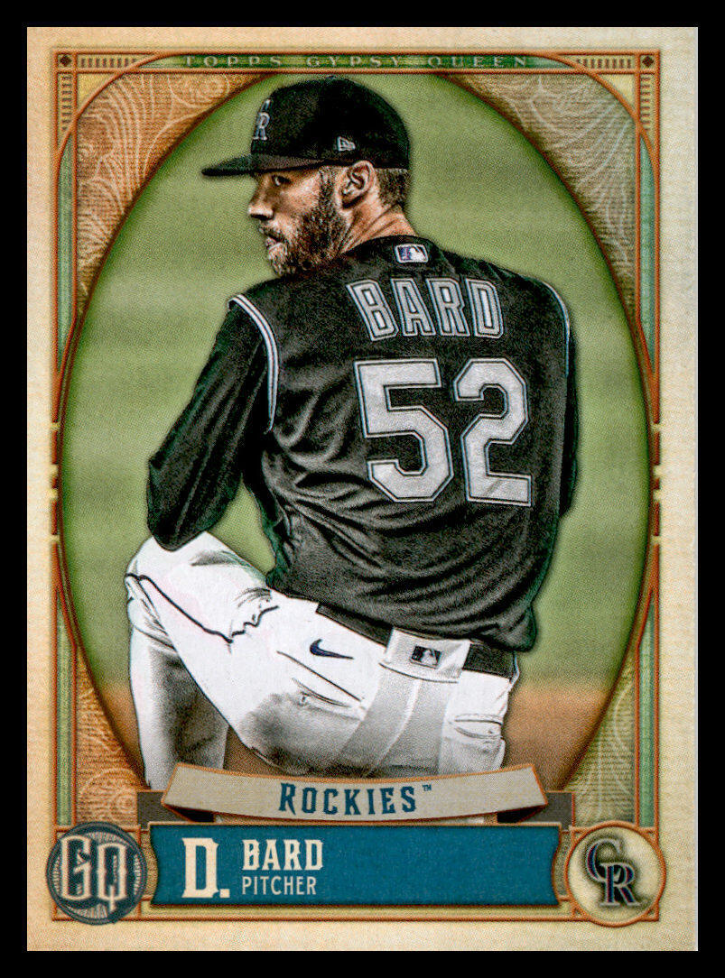 2021 Topps Gypsy Queen Daniel Bard #64 Colorado Rockies
