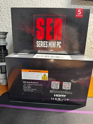 Beelink SER5 (500GB SDD, AMD Ryzen 5 5560U, 2.3GHz, 16GB RAM) Desktop - Black