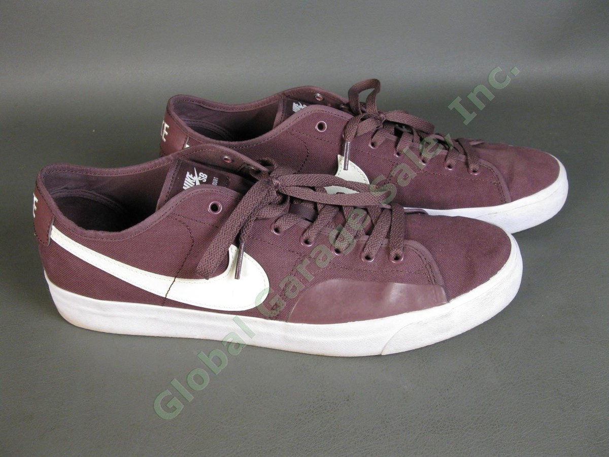 Nike SB Blazer Court Sneakers Shoes CV1658-601 Dark Wine 