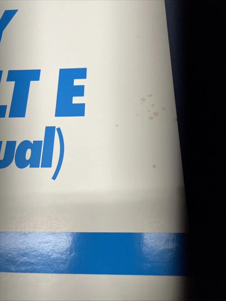 Rare vintage 1988 Plymouth Dealer Sign Reliant Gran Fury Colt E Heavy Cardboard - Image 4 of 4