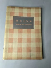 1930 The Heinz 57 “Book of Salads” Cookbook Pittsburgh, USA Gingham Cover