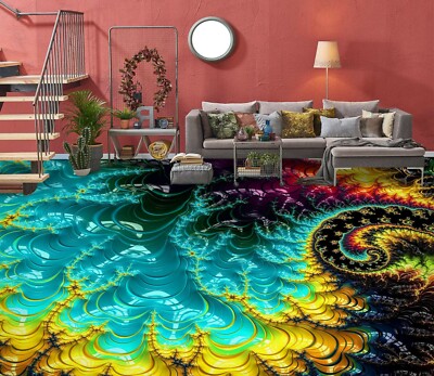 3D Blue Texture SKE1158 Floor Wall Paper Wall Print Decal Wall Deco Bea