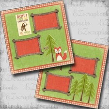 Wild - 2 Premade Scrapbook Pages - EZ Layout 5852