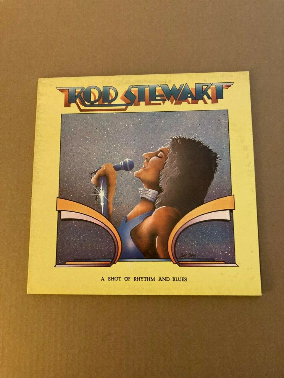 Rod Stewart  A Shot of Rhythm And Blues 1976 LP Record Album Viny PRIVATE STOCK 
