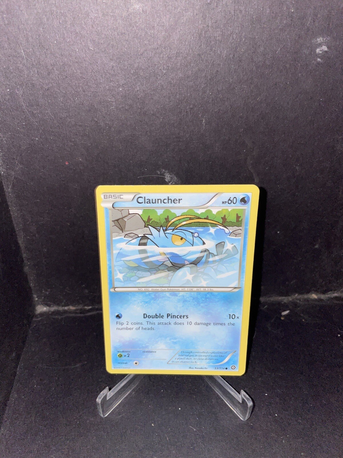 Clauncher 33/114 - Steam Siege - Common - Pokemon Card TCG