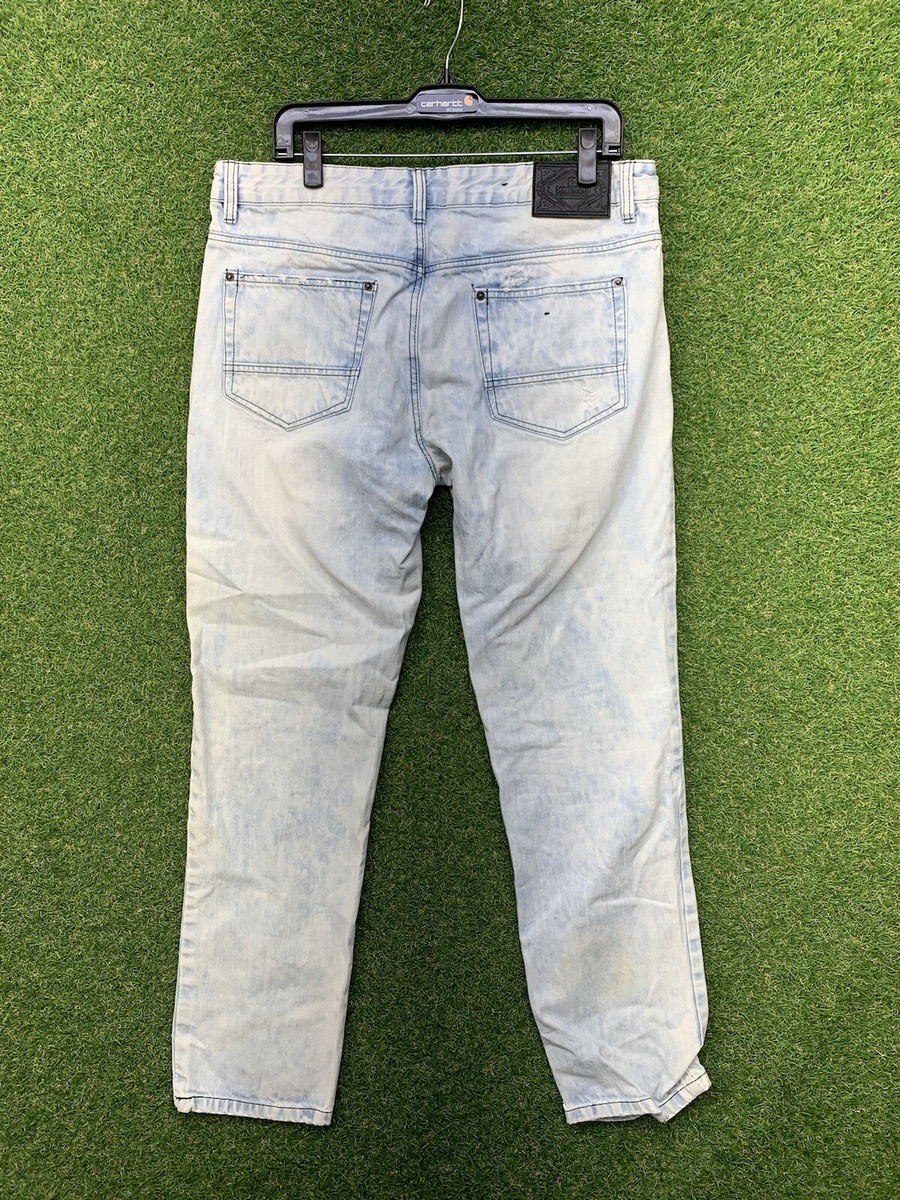 Southpole Jeans Mens 34x32 Baggy Wide Leg JNCO Rocawear 90s Grunge