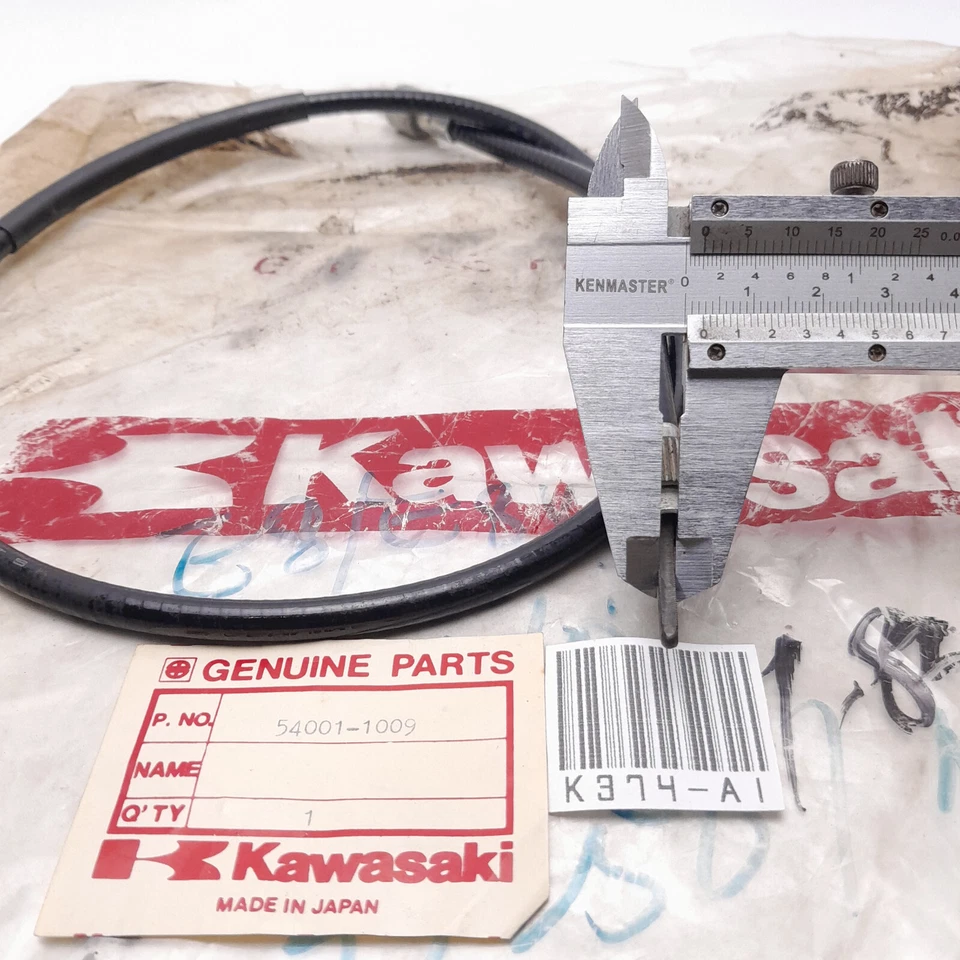 Kawasaki KH100 G2 Speedometer Cable P/N 54001-1009 - Imagem 3 de 4