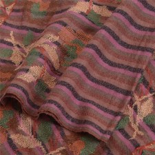 Sanskriti Vintage Pure Woolen Shawl Hand Embroidered Ari Work Stole Throw Scarf
