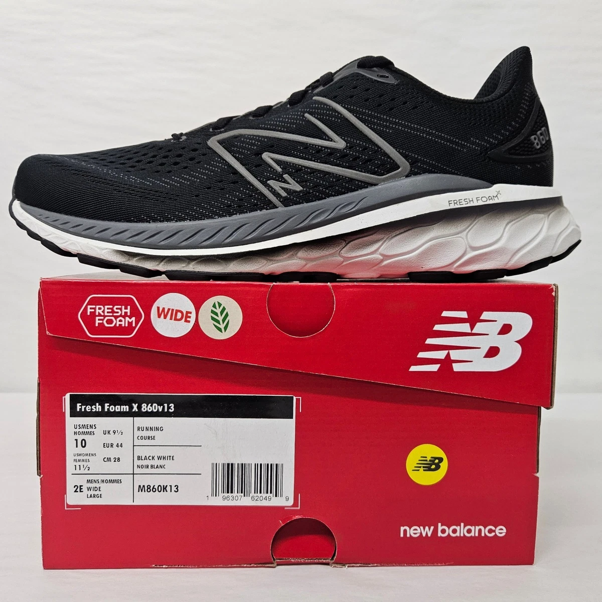 New Balance Fresh Foam X 860v13 Black Magnet for Sale 