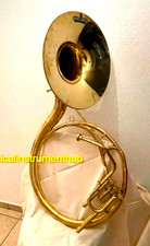 SOUSAPHONE 16"BELL SIZE TUBA GOLD POLISH MADE OF PURE BRASS CASE BOX FREE SHIP