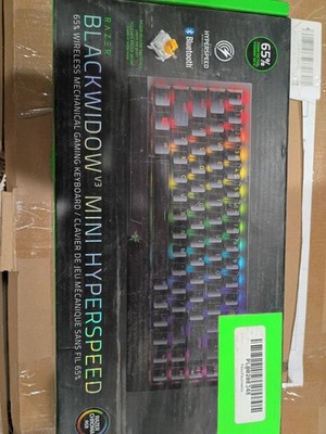 Razer Blackwidow V3 Mini 65% Mechanical RGB Chroma Gaming Keyboard Yellow Switch