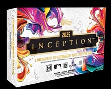 2025 Topps Inception Baseball Hobby Box / 1 Auto Per Box - Presale - Ships 6/19